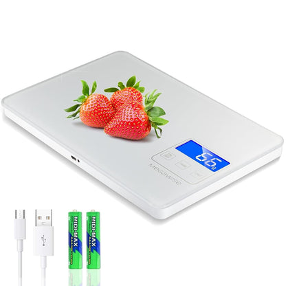 MegaWise Precision Food Scale - 33lb Waterproof Digital Kitchen Scale | 1g Accuracy for Cooking & Baking
