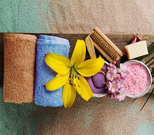 48 Pack Multi-Color Cotton Wash Cloths - Soft, Highly Absorbent Face & Hand Towels