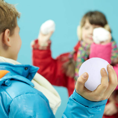 URATOT Snow Toy Balls - 25 Pack Soft Plush Fake Snowballs for Kids | Indoor Winter Fun