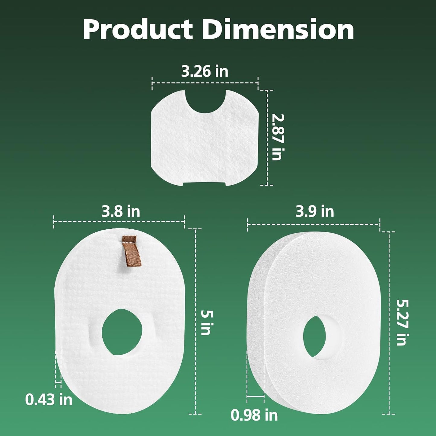 Shark | 2 Pack Foam & Felt Filter Replacement Kit for Rocket Vacuum HV300 Series