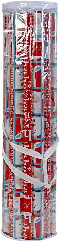 ProPik Gift Wrap Organizer - Heavy-Duty Wrapping Paper Storage Bag | Holds Up to 24 Rolls, 40 Inch Long, Clear PVC