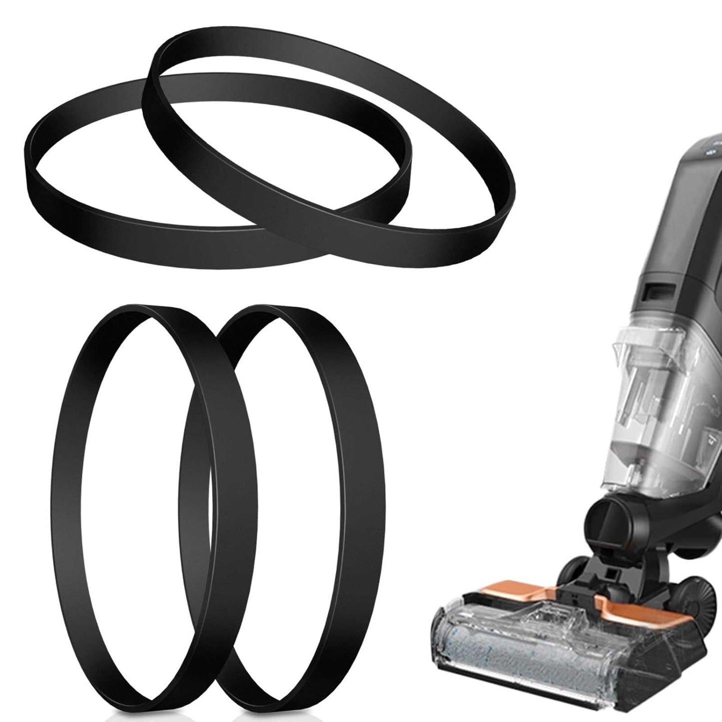 Vacuum Belt Compatible for Bissell 7/9/10/12/14/16 p/n 3031120 4PCS Pet Vacuum Cleaner Belt Replacement PN 2031093 3031123 32074 1606929