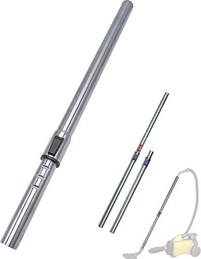 Stainless Steel Vacuum Extension Wand by [Brand Name] - 1.25 Inch Compatible with 32mm Accessories