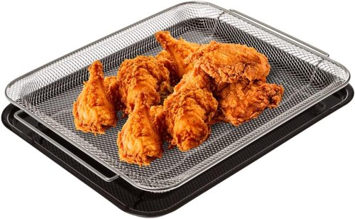 GE Appliances Air Fry Basket & Tray Set - Perfect for Crispy Cooking | PM48X120