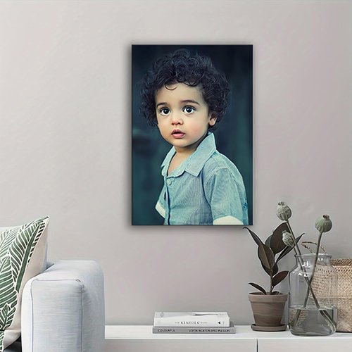 Hoopwarte Custom Canvas Prints - Personalized Photo Wall Art | Ready to Hang Home Decor (8"x12" | 20x30cm)