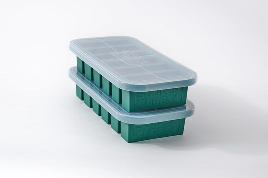 Souper Cubes Silicone Freezer Molds - 1/2 Cup Portion Control for Soups, Sauces & Desserts | 2-Pack
