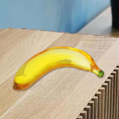 Lindagary Fruit Sculpture - Modern Miniature Banana Figurine | Artificial Fruit Ornament for Home Decor