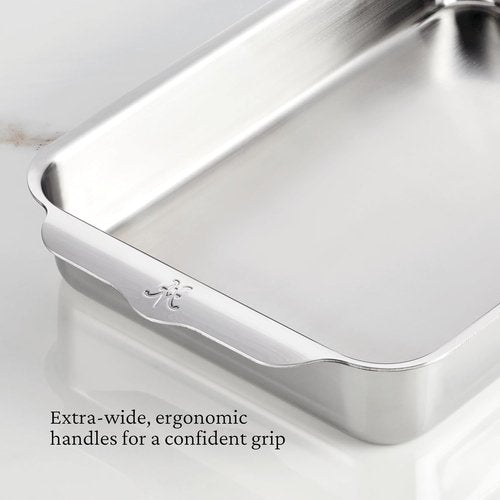 Hestan Provisions OvenBond Baking Pan - 9" x 13" Tri-Ply Rectangular Stainless Steel