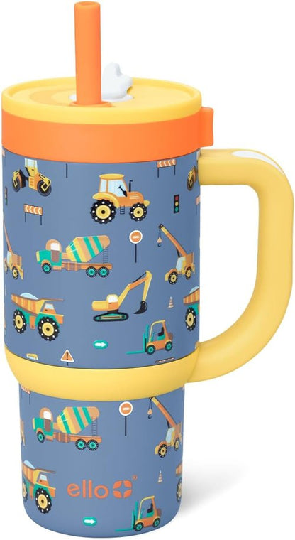 Ello Oasis 14oz Stainless Steel Toddler Tumbler - Leakproof, Double-Wall Insulated, BPA Free, Dishwasher Safe