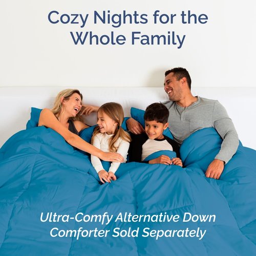 Full XL Bed Sheet - 4 Piece Full XL Bed Sheets Set - Soft, Breathable & Cooling - Hotel Luxury Bedding for Women, Men, Kids, Teens, Boys & Girls - Deep Pockets, Comfy, Fade & Wrinkle Free - Denim Blue