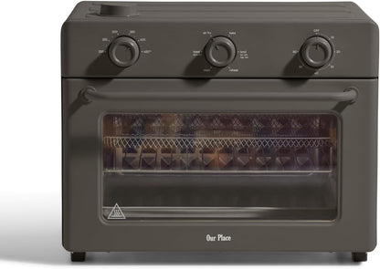 Our Place Large Wonder Oven - 6-in-1 Stainless Steel Air Fryer Toaster Oven | 32 QT Capacity - Toast, Roast, Bake, Reheat, Broil & Steam | Char