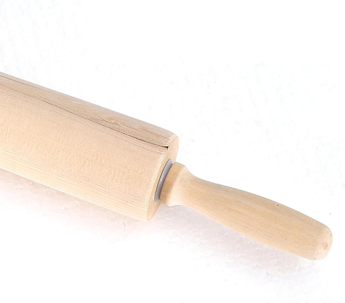 Skiennix 13.8 Inch Wooden Rolling Pin - Perfect for Kneading Dough for Bread, Pizza, Cookies & Noodles