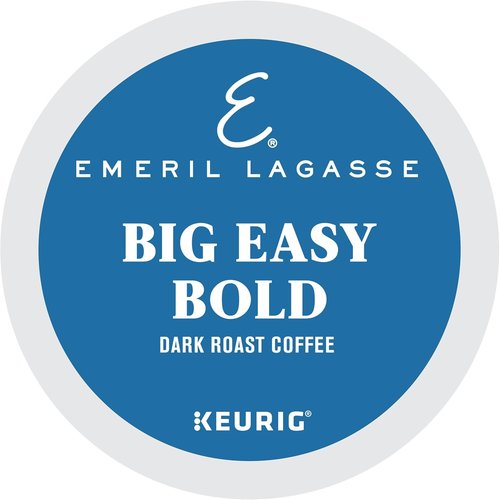 Emeril Big Easy Bold K-Cup Pods - Dark Roast Coffee, 96 Count for Rich Flavor and Convenience