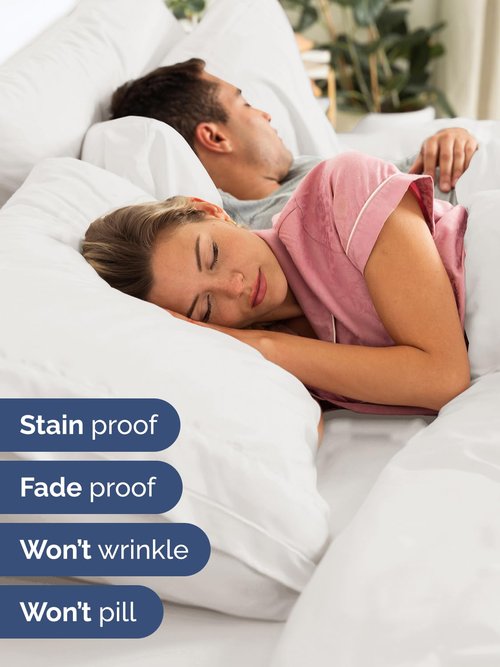 Extra Deep Twin XL Sheet Set - 4 Piece Breathable and Cooling Sheets - Hotel Luxury Bedding for Women, Men, Kids & Teens - Easy Secure Fit - Soft & Wrinkle Free - Extra Deep Pockets - Antique White