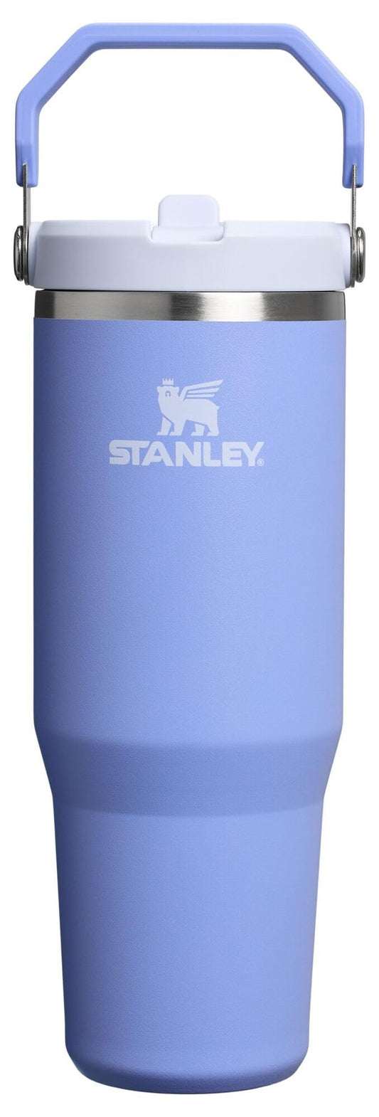 STANLEY IceFlow 2.0 Flip Straw Tumbler with Handle 30 oz | Twist On Lid and Flip Up Straw | Leak Resistant Water Bottle | Insulated Stainless Steel | BPA-Free | Hydrangea