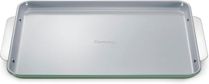 Caraway Non-Stick Ceramic Baking Sheet - Non-Toxic & PTFE Free - Ideal for Baking & Roasting - Large 18" x 13" - Sage