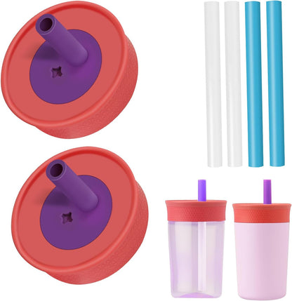 Owala | 2-Pack Replacement Lids for Kids Insulation Tumblers - Spill Resistant, BPA-Free, Dishwasher Safe