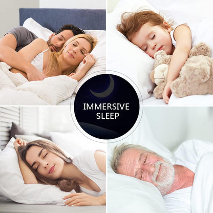 **Skiennix Mulberry Silk Pillowcase - Anti-Acne Cooling Sleep Cover, Standard Size, Haze Blue**