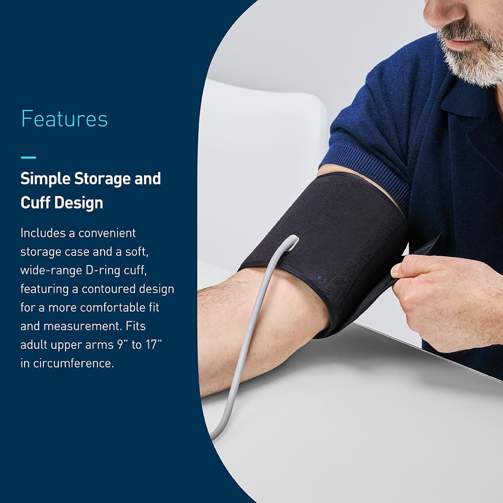 OMRON Blood Pressure Monitor - Clinically Validated Upper Arm Cuff for Home Use | Connect App Enabled