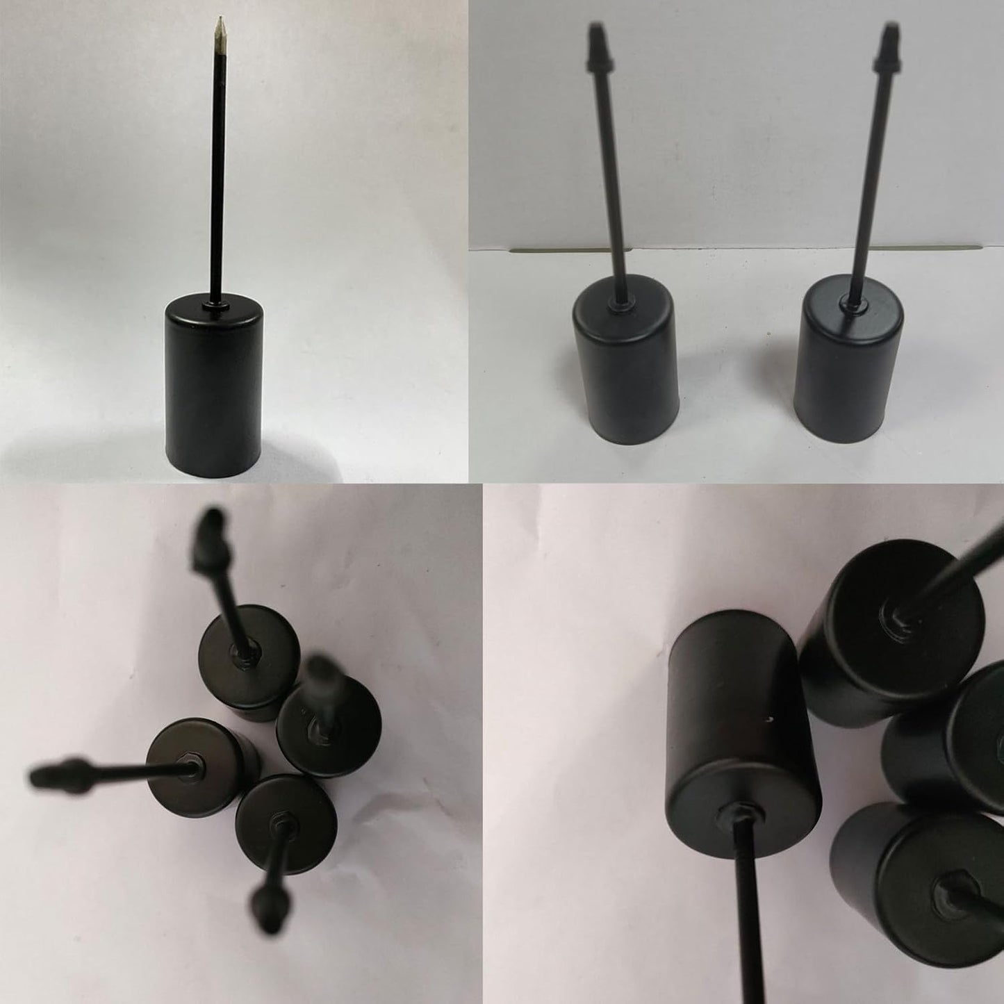 Skiennix Candle Holder Stakes - Heavy Duty Metal Taper Candlestick Holders for Weddings & Events | 4 Pack