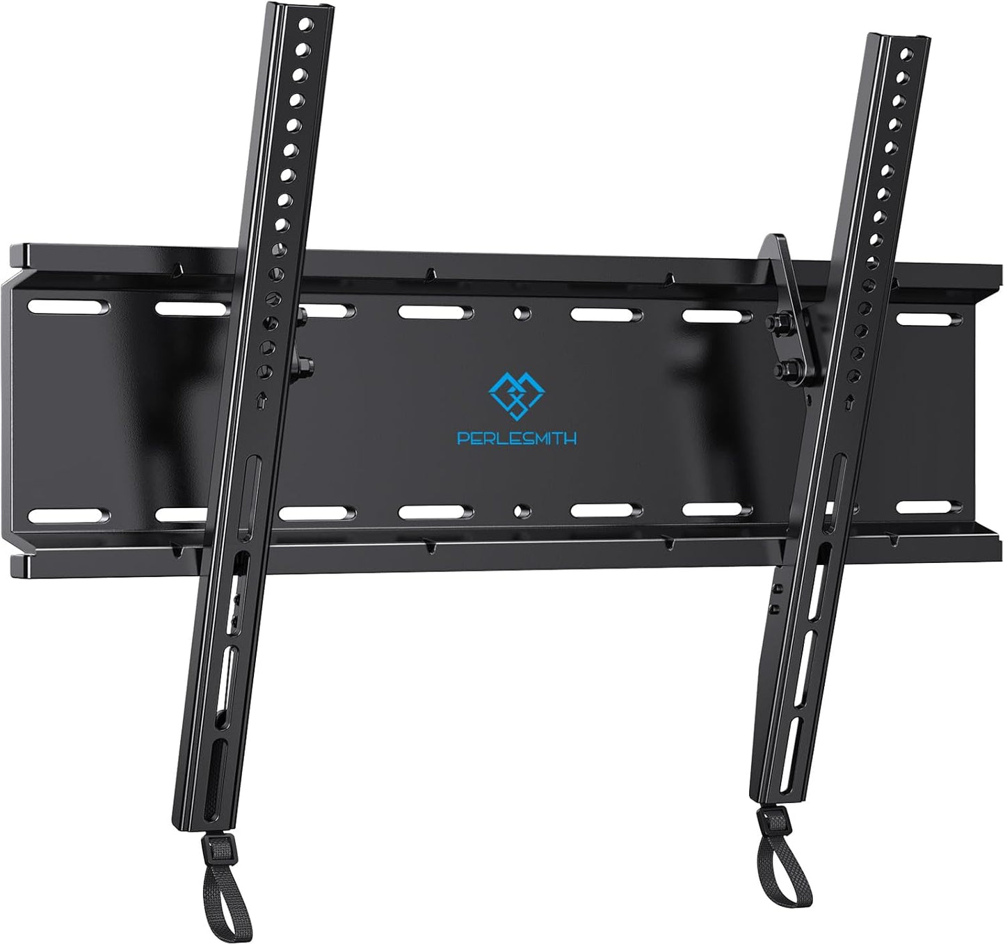 Perlesmith Tilting TV Wall Mount Bracket - Low Profile for 23-60 Inch LED, LCD, OLED TVs | VESA 400x400mm, 115lbs Capacity