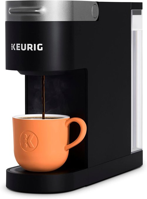 Keurig K-Slim Coffee Maker - Multistream Technology with 3 Brew Sizes | Sleek Black Design, 46oz Reservoir