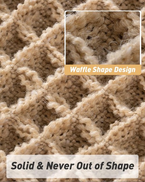 Upgraded Waffle Bath Mats Set of 2, Super Absorbent Non Slip Bath Mats for Bathroom Floor, Washable Boho Bathroom Rugs Set 2 Piece with Tassels, Soft Bathroom Mat Set, 18" x 30" (2 Pack), Brown