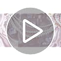 White Pearl Curtain Tiebacks - Triple Layer Decorative Holdbacks