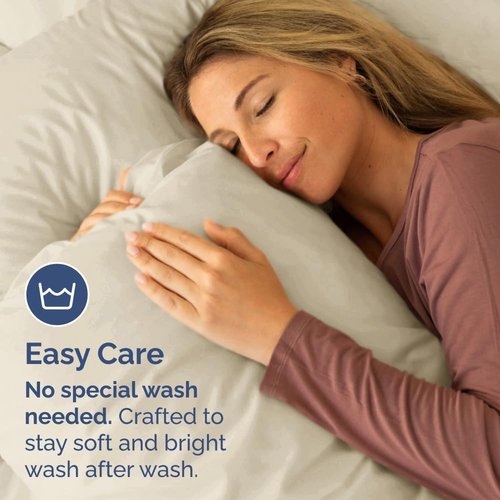 King Standard Pillow Cases by King - Ultra-Soft Hotel Quality Covers | Wrinkle Resistant & Machine Washable - 2 Piece Set in Wheat