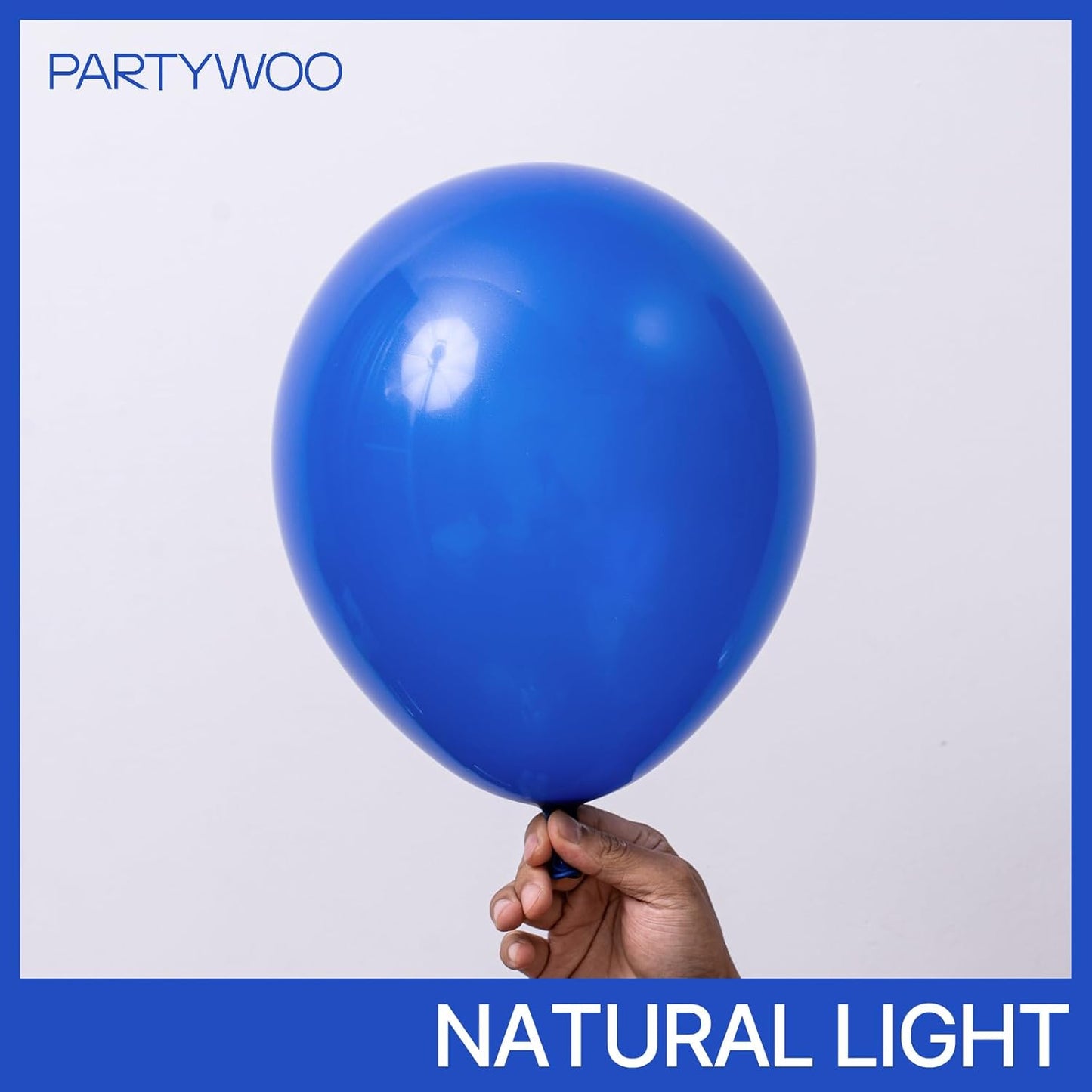 PartyWoo Royal Blue Balloons - 152-Piece Arch Kit for Baby Showers, Graduations & Birthdays | Various Sizes 5-12 Inch
