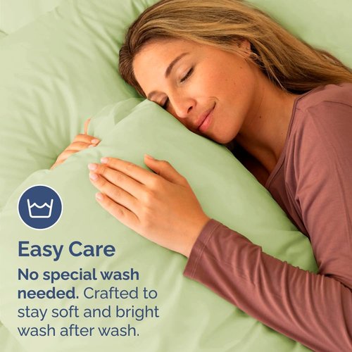 King Standard Pillow Cases - Ultra-Soft Hotel Quality Covers | Fade-Free & Wrinkle Resistant - Light Sage Green - Set of 2