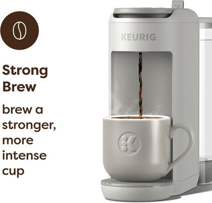Keurig K-Mini Mate Plus Coffee Maker - Compact Single-Serve with Brew Over Ice & Strong Button | 50 oz Reservoir