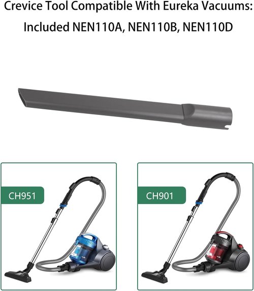 Eureka Replacement Crevice Tool - Fits WhirlWind Bagless Canister Vacuum NEN110A/NEN110B/NEN110D