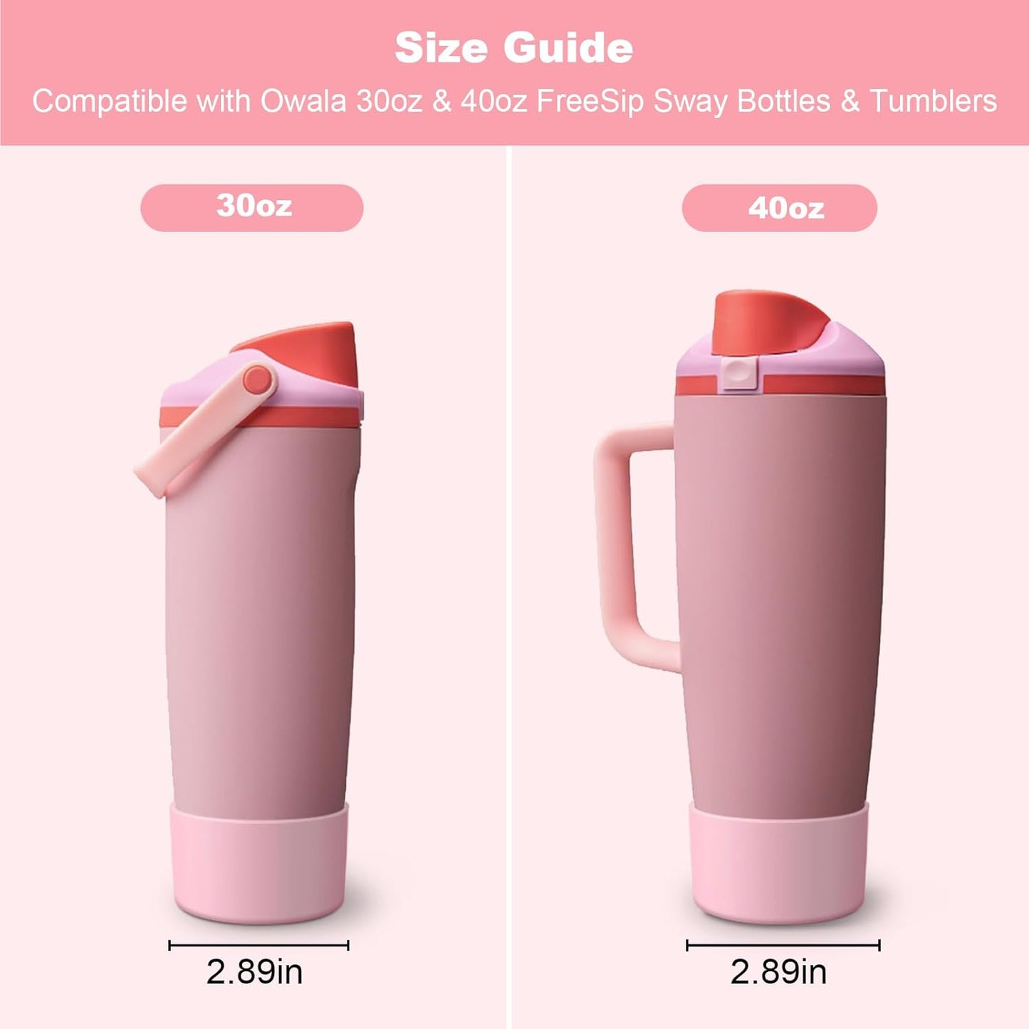 Owala Silicone Boot - Anti-Slip Protective Sleeve for 30oz & 40oz FreeSip Sway Bottles | Scratch-Resistant Stability Enhancer
