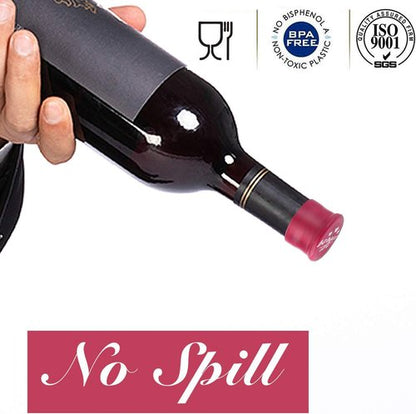 Farielyn-X 10 Funny Wine Bottle Stoppers and Gift Box, Cute Silicone Reusable Caps Bottle Sealers with a Funny Saying for Wine Beverage and Beer Bottles(Five Colors)