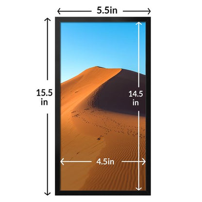 LaVie Home 5x15 Picture Frame for Wall Display, 5x15 Black Picture Frame with HD Plexiglas, 5 x 15 Frame 1 Pack, Display Frame for Vertical or Horizontal, Classic Collection