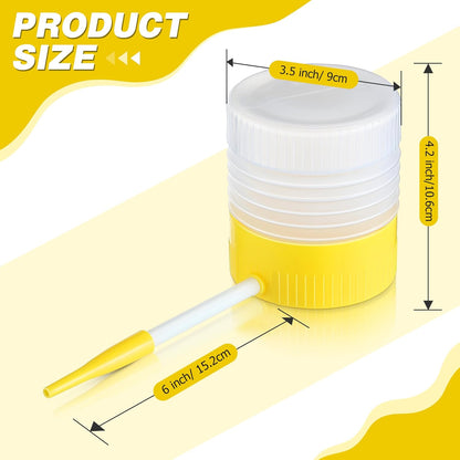 Qualirey Diatomaceous Earth Powder Duster - 6 Inch Extension Nozzle for Effective Pest Control