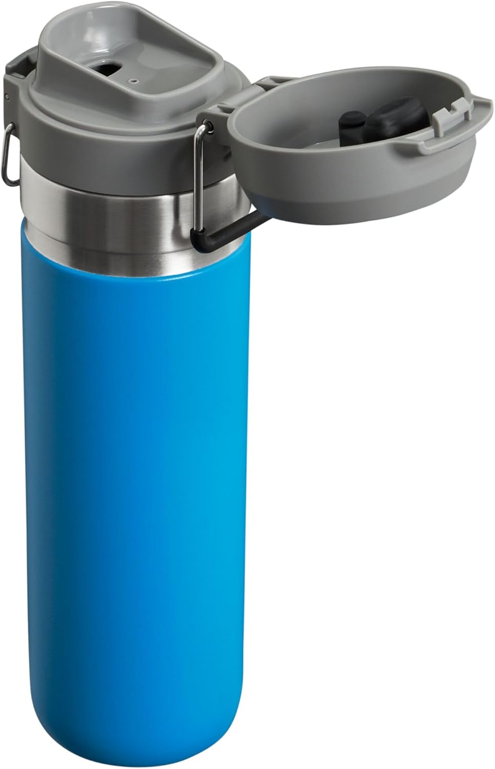Stanley Quick Flip GO Water Bottle 24 oz - Leakproof & Insulated Stainless Steel | BPA-Free | Azure