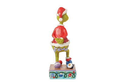 Grinch Santa Figurine | Jim Shore Enesco Handcrafted Stone Resin Christmas Sculpture, 7.25 Inch