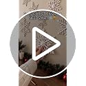 LED Snowflake Wall Lights - Christmas 3D Snowflake Decor with Glow - Variation of THIS listing