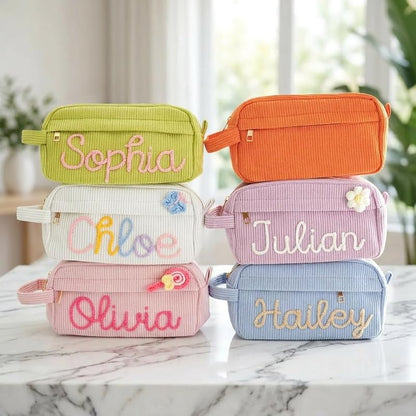 Pink Personalized Backpack for Kids with Optional Lunch Bag & Pencil Case - Duckbe