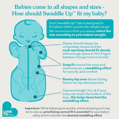 Love to Dream Swaddle Up Viscose from Bamboo, Arms Up Position, Soft and Sustainable Bamboo Fabric, Versatile Wearable Blanket,1.0 TOG (20-24°C) Ideal for Moderate Temps,Newborn 5-8.5 lbs, Boats Mist