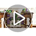 Iris Stripes Mardi Gras Carnival Table Runner - 13 x 90 Inch Seasonal Holiday Decor