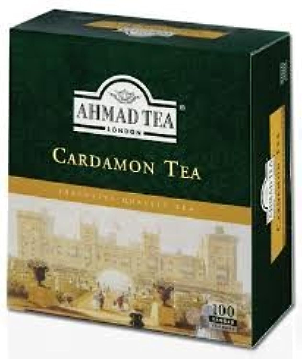 3 Boxes Ahmad Cardamon Tea x 100 Tagged Tea Bags