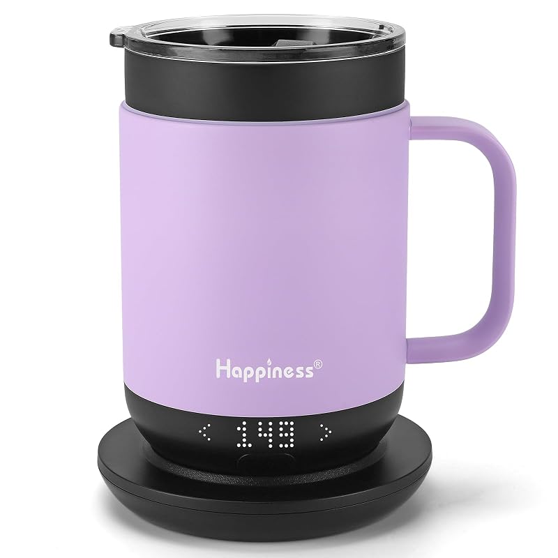Self-Heating Coffee Mug 16oz - Temperature Control Smart Cup