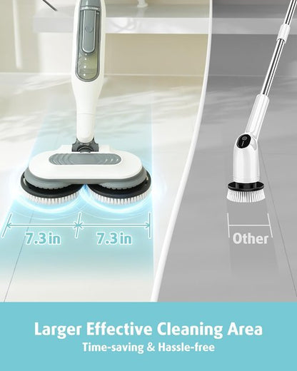 AIR U+ Steam Mop Replacement Brush Pads - Upgraded Design for Shark S8201, S8001, S7201 | 2 Count