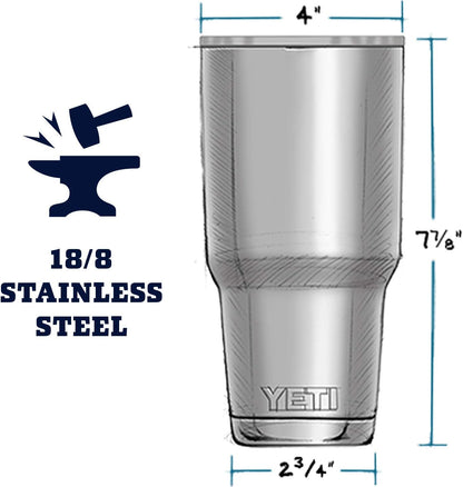 YETI Rambler 30 oz Stainless Steel Tumbler - Vacuum Insulated with MagSlider Lid