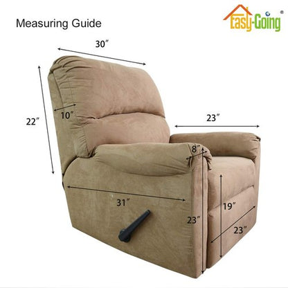 Easy-Going Recliner Chair Slipcover Reversible Sofa Cover Water Resistant Couch Cover Furniture Protector with Elastic Straps for Pets Dog (Recliner 22 inch, Chocolate/Chocolate)