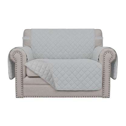 Easy-Going Oversized Chair Sofa Slipcover Reversible Sofa Cover Water Resistant Couch Cover Furniture Protector Cover with Elastic Straps for Pets Dog (Oversized Chair, Light Gray/Light Gray)