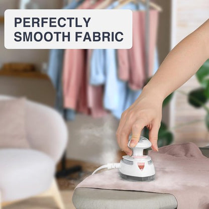 Beautural Mini Travel Steam Iron - Dual Voltage, Temperature Control, Non-Stick Soleplate | Ideal for Sewing & Quilting